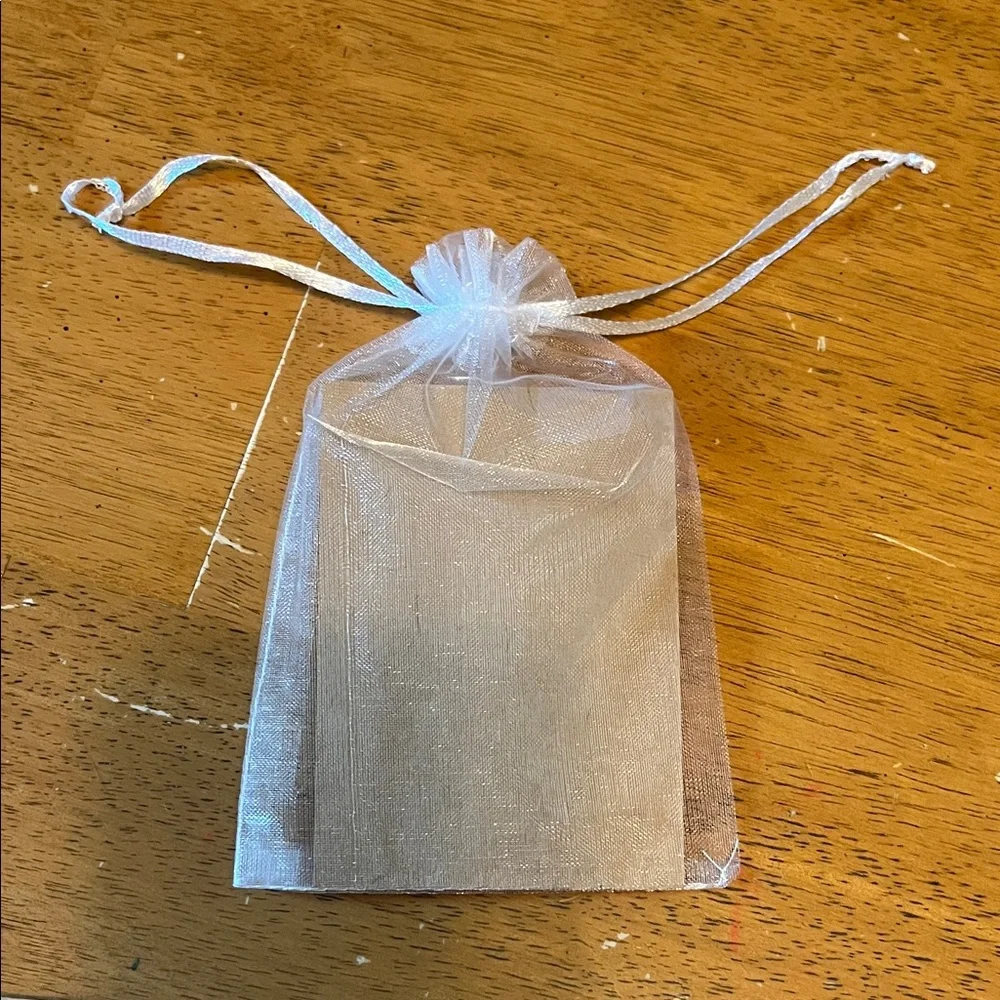 Music Is Life Quote Keychain with Organza Bag and Card